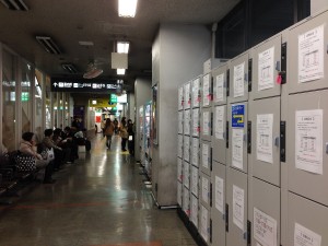 博多バスターミナル・3階ロッカー