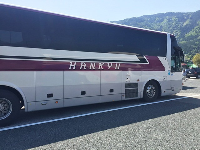 大阪→松山　バス